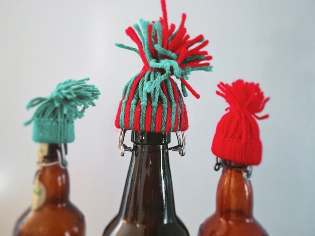 DIY Gift Wrapping | How to Make Homemade Bottle Toppers
