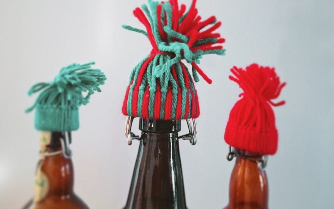 DIY Gift Wrapping | How to Make Homemade Bottle Toppers