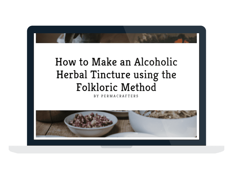 How to Make an Alcoholic Herbal Tincture