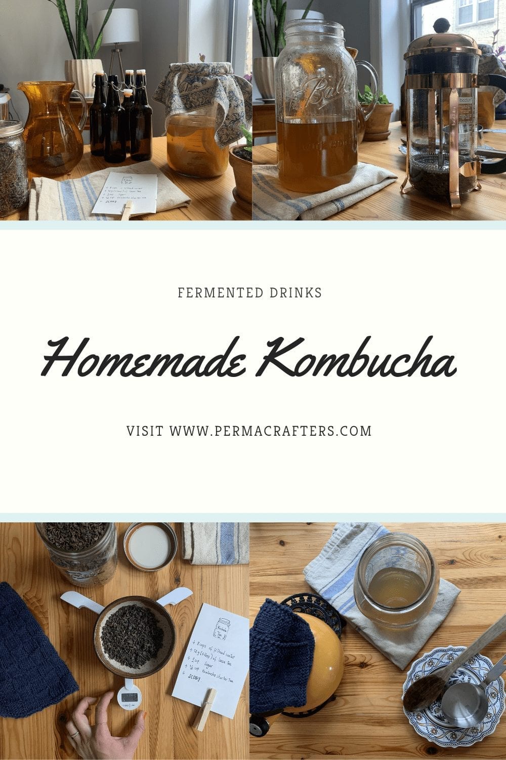 How To Make Homemade Kombucha Tea