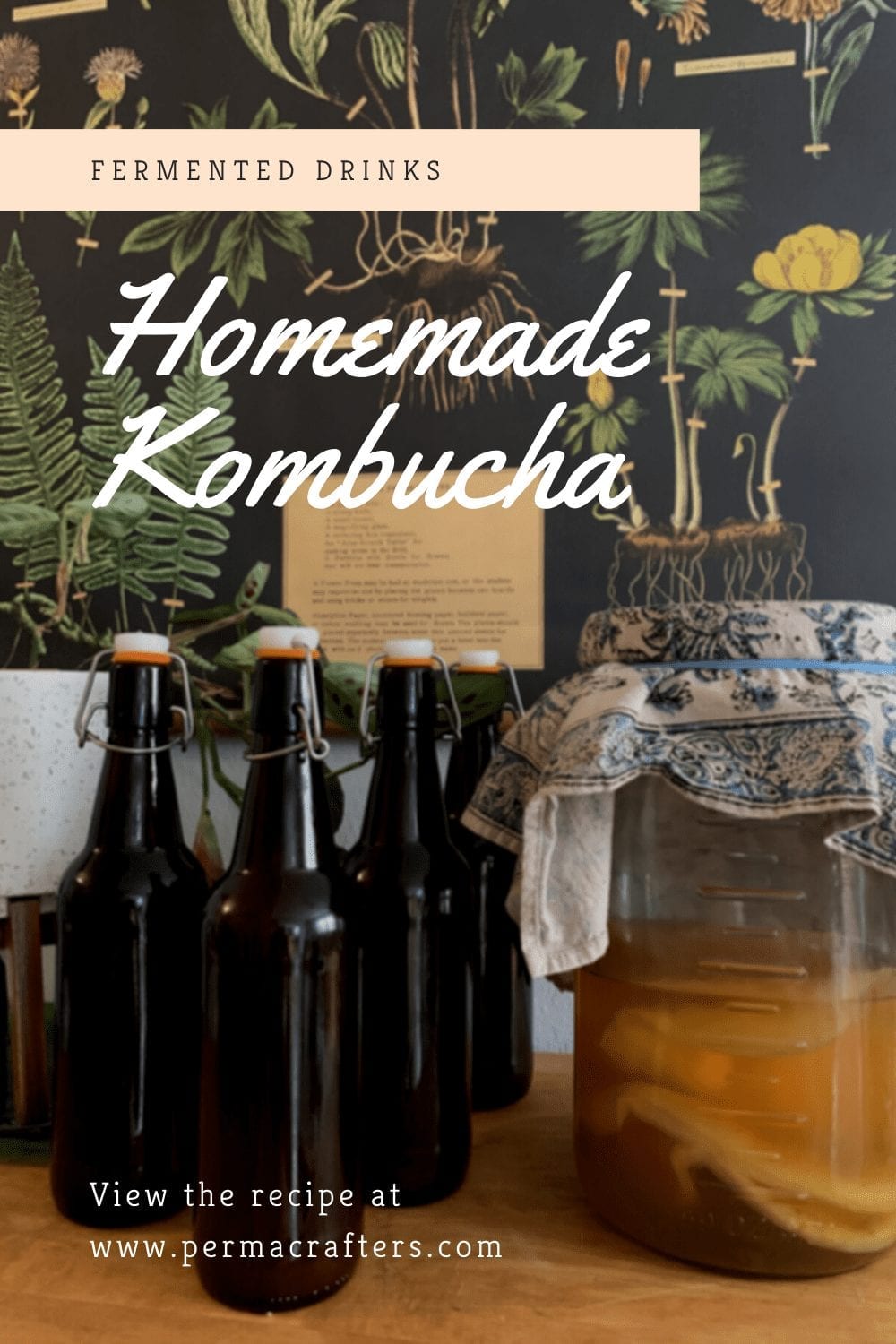 How To Make Homemade Kombucha Tea